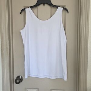 Classic White Sleeveless Top
